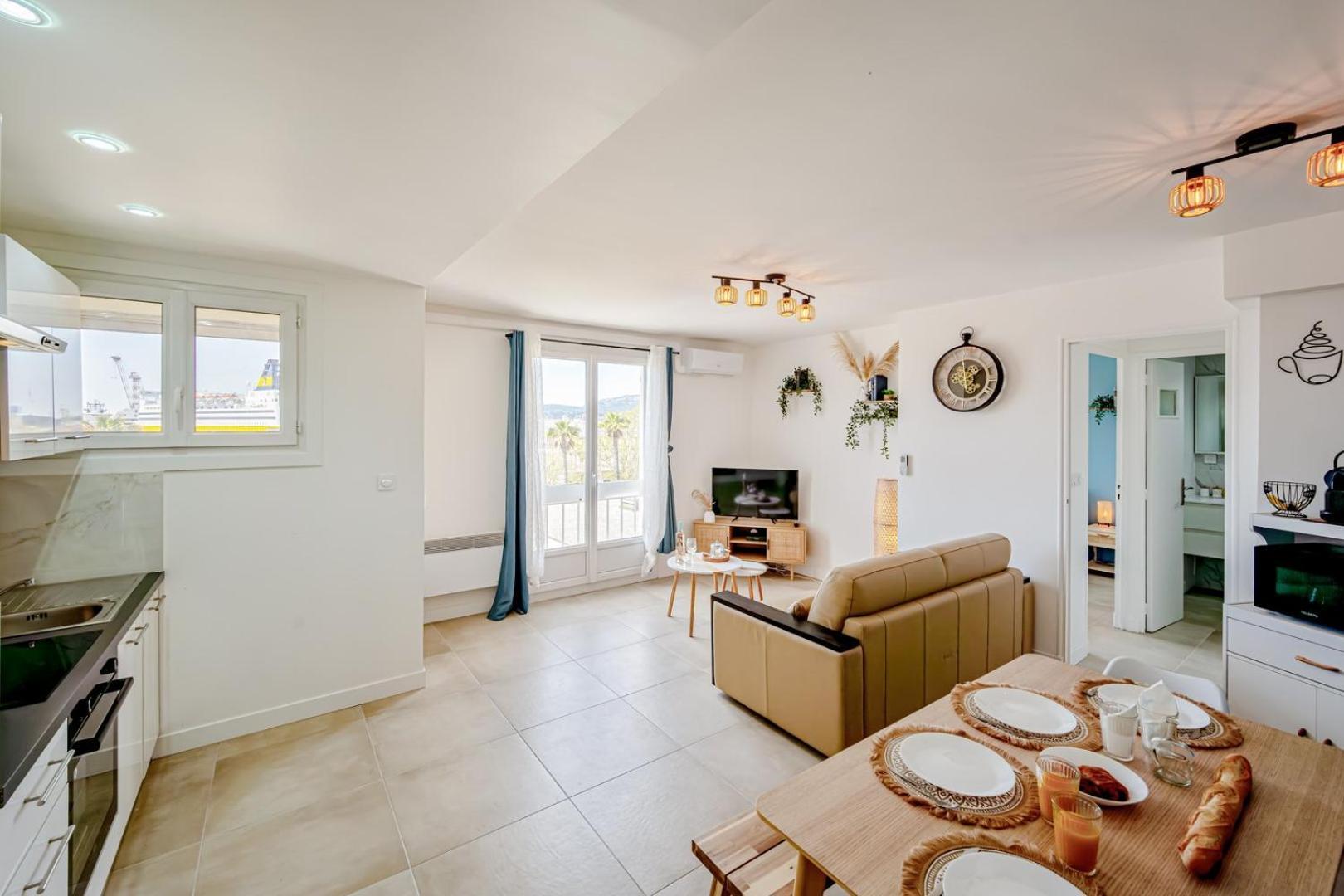 Air-Conditioned Apartment - Sea View Port Toulon Buitenkant foto