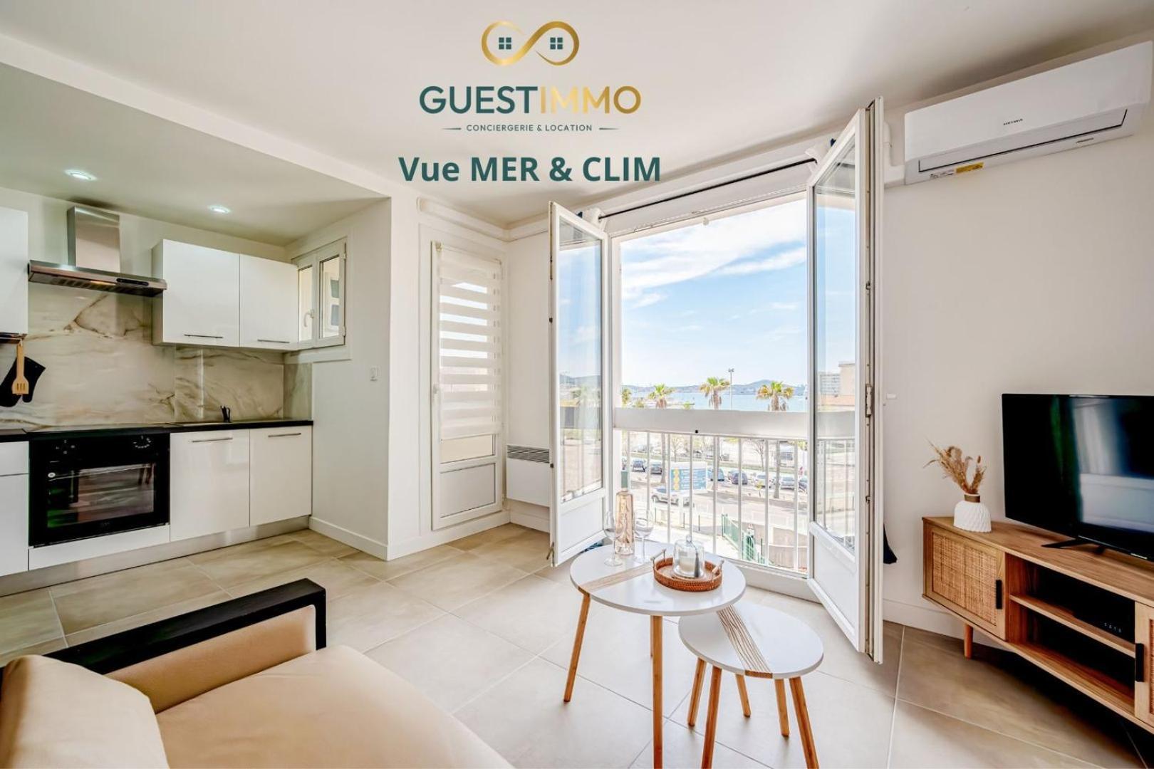 Air-Conditioned Apartment - Sea View Port Toulon Buitenkant foto