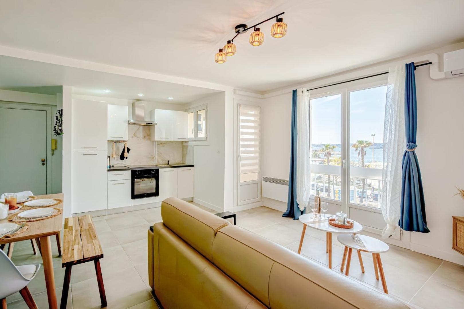 Air-Conditioned Apartment - Sea View Port Toulon Buitenkant foto