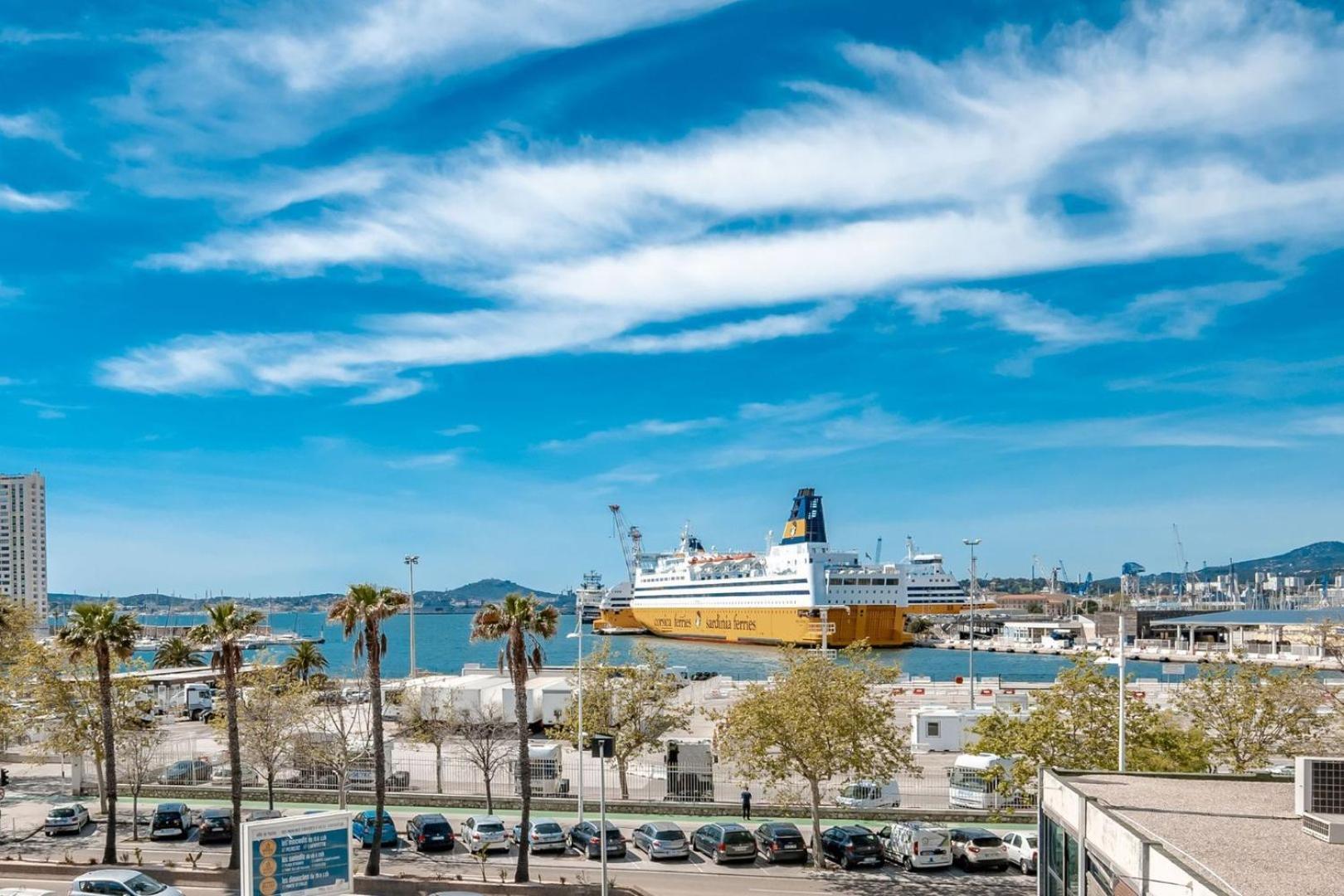 Air-Conditioned Apartment - Sea View Port Toulon Buitenkant foto